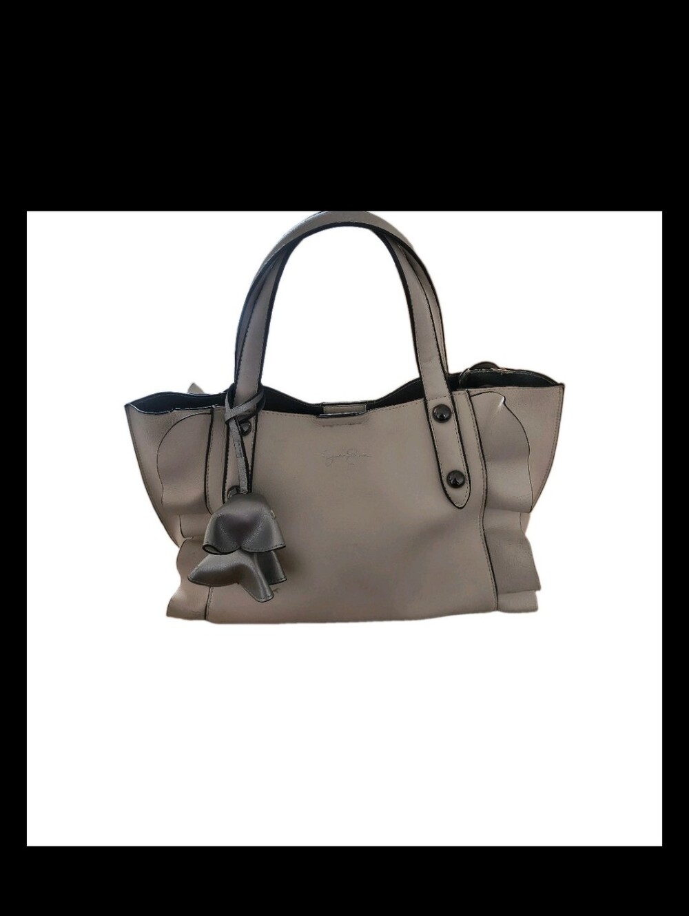 Jessica Simpson Cream Structured Tote